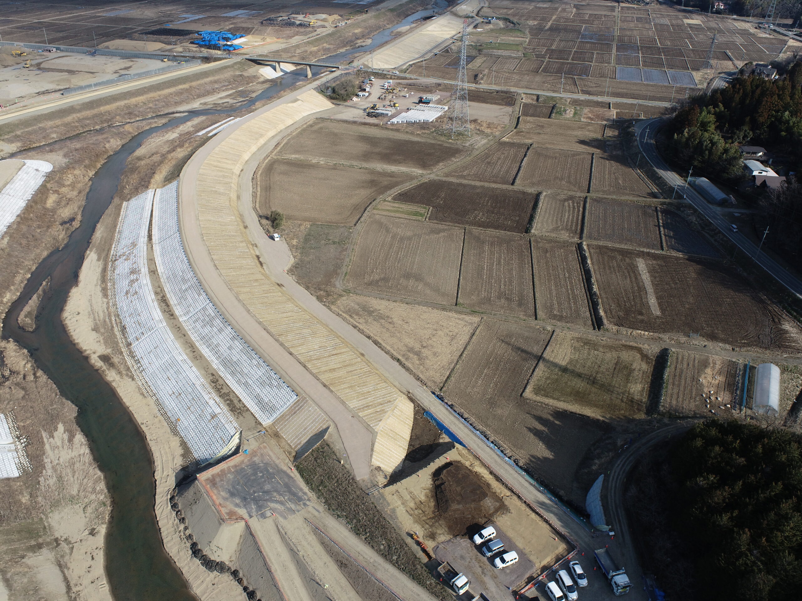 阿武隈川水系内川流域築堤外 （その８）工事